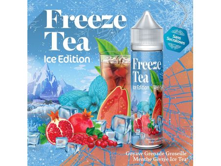Goyave Grenade Groseille Menthe Givré Ice Tea 50ml 00mg