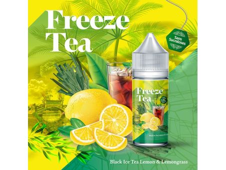 Black Ice Tea Lemon & Lemongrass 30ml concentré