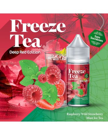 Raspberry mint & wild strawberry ice tea 30ml concentré