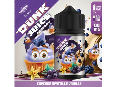 Cupcake Myrtille Vanille 50ml 00mg