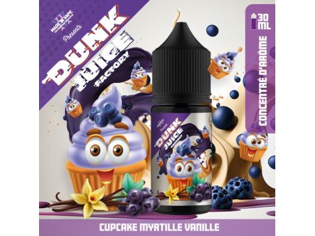 Cupcake Myrtille Vanille 30ml concentré